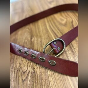 Fossil Vintage Men’s Brown Geniune Leather Belt Large 43” Brass Hardware